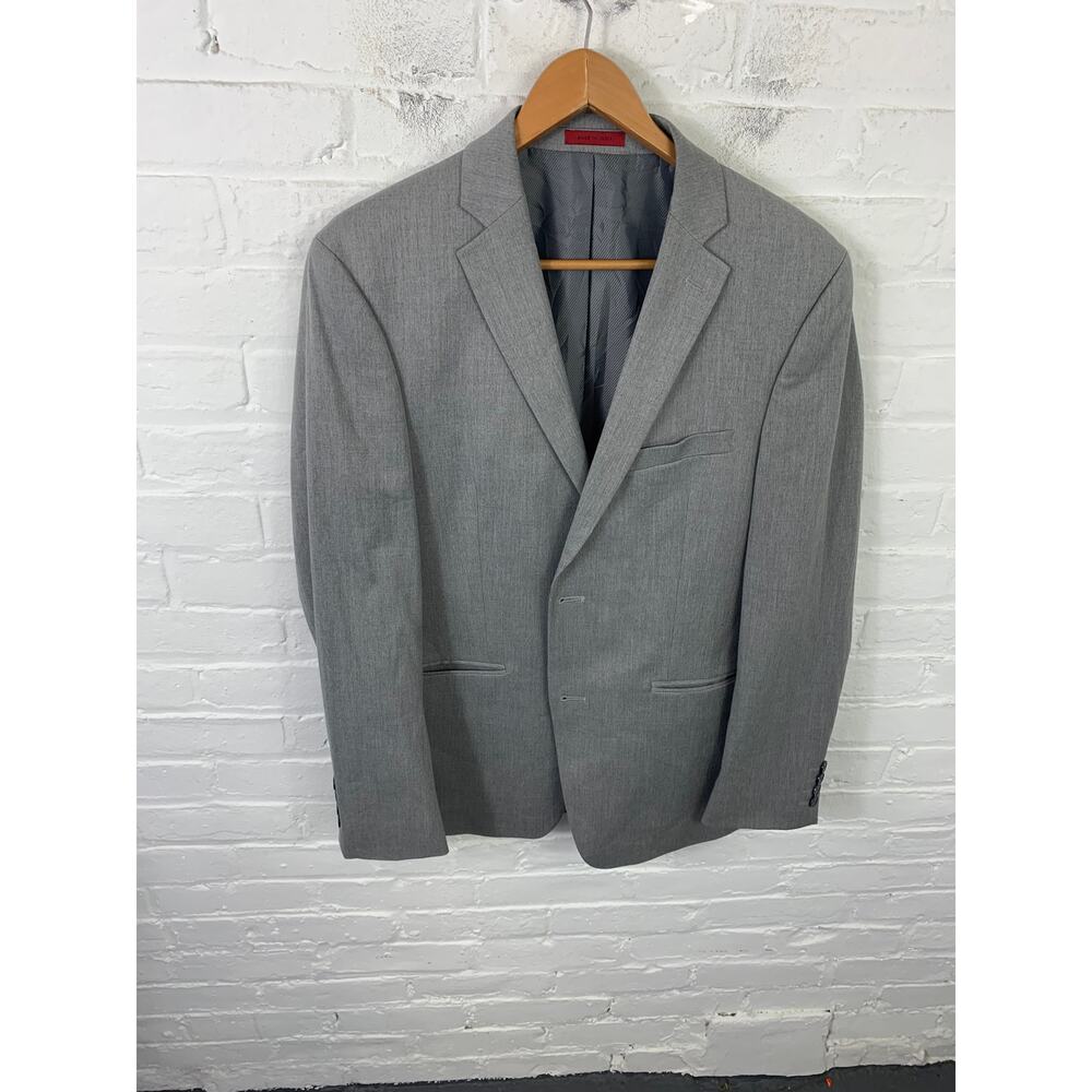 Alfani Men's Slim Fit Stretch Suit Jacket Long Sleeve Solid Gray Size 38R
